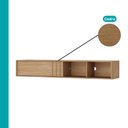 Ver imagem 6 de Rack Suspenso para TV Linea Carraro Cedro