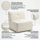 Ver imagem 5 de Poltrona de Madeira para Sala de Estar Off-White Maceió