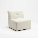 Ver imagem 3 de Poltrona de Madeira para Sala de Estar Off-White Maceió