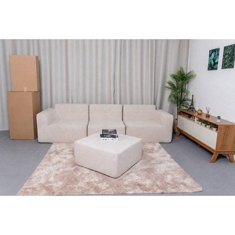 Poltrona Central Modular Maceió sem Braço Sofá Pronto - In Box