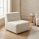 Ver imagem 1 de Poltrona de Madeira para Sala de Estar Off-White Maceió