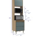 Ver imagem 4 de Torre Quente Armário Forno e Micro-ondas 45 Litros Ágata