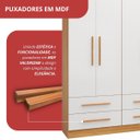 Ver imagem 6 de Guarda-roupa Casal 6 Portas 6 Gavetas Majestic