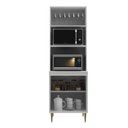 Ver imagem 2 de Armário Torre Quente Forno e Micro 40 Litros Jade