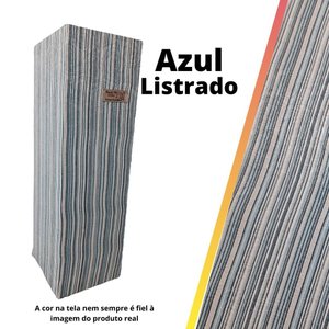 Arranhador para gatos protetor de sofá 14x14x55:Azul Listra