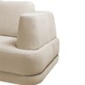 Sofá de Canto Modulado Vercelli 522cm com Almofadas Soltas e Puff Veludo Luxo Bege G92 - Gran Belo - 5