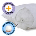 Ver imagem 4 de Kit 2 Travesseiros Antialérgico Percal 180 Fios Ecoplumas Fibra Siliconada Macio Lavável BF Colchões