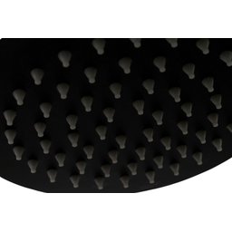 Ducha Chuveiro 15 Cm Redonda em Inox 304 Preto Fosco Parede - 4