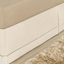 Ver imagem 1 de Saia para Cama Box Solteiro Ponto Palito Percal Algodão:Palha