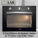 Ver imagem 1 de Forno Elétrico De Embutir Stelar âmbar De 55 Litros Preto 220v