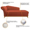 Ver imagem 6 de Kit Diva Recamier Vanessa 140cm Lado Direito e 02 Poltronas Laura Suede - Doce Sonho Móveis RECAMIER