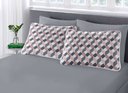 Ver imagem 1 de Jogo de Cama Queen 3 Peças em Malha 100% Algodão Estampa:filadelfia