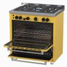 Fogao 5 Bocas Venax Temis Amarelo Gas Glp 127 V - 5