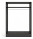 Ver imagem 5 de Closet Nicho Estante Expositor para Roupas Aberto Cabide Mdf:preto