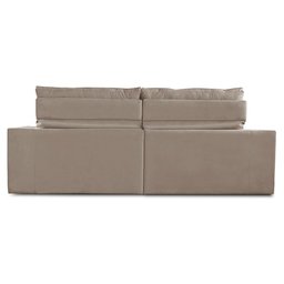 Sofá Retrátil e Reclinável 2 Lugares 1,50m com Molas Melissa Suede Cappuccino Rover & Beato - 6