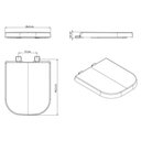 Ver imagem 3 de Kit 3 Assentos Original Termofixo Amortecido Gap Roca Cinza/Stone