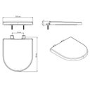 Ver imagem 3 de Kit 3 Assentos Original Termofixo Amortecido Nexo Roca