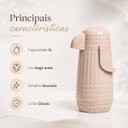 Ver mais imagens de Garrafa Térmica Valentina 1L Bege Areia com Pressão e Detalhes Dourados