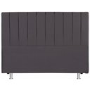 Ver imagem 1 de Cabeceira Cama Queen 158x110 Tecido Inteligente Cinza Keiko