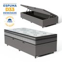 Ver imagem 3 de Cama Box Baú com Colchão Espuma D33 Pillow In Anjos Ortosleep Solteiro 78cm