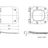 Kit 3 Assentos Original Termofixo Softclose de Fácil Remoção Prime Incepa - 3