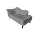 Ver imagem 4 de Recamier Decorativo Divã Amsterdã 187cm Lado Direito Linho Cinza