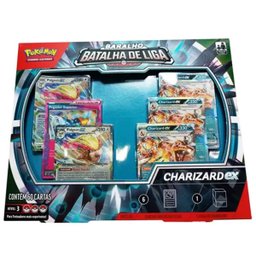 Jogo Pokemon Deck Batalha de Liga Charizard Ex Copag 34713 - 2
