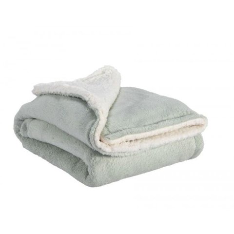 Cobertor com Sherpa - Verde Esmeralda