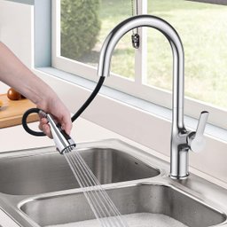 Torneira Goumert Extensivel Pia Cozinha Bancada Luxo Monocomando 3 Modos Agua Fria Quente Moderna So - 5