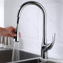 Ver imagem 4 de Torneira Goumert Extensivel Pia Cozinha Bancada Luxo Monocomando 3 Modos Agua Fria Quente Moderna So