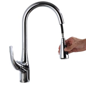 Torneira Goumert Extensivel Pia Cozinha Bancada Luxo Monocomando 3 Modos Agua Fria Quente Moderna So