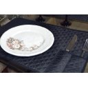 Ver imagem 2 de Jogo Americano Matelado com 6 Peças - Preto Liso Arte & Tear