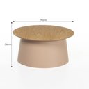Ver imagem 2 de Mesa de Centro Natt com Tampo em Mdf Laminado 36 Cm X 70 Cm Rosa