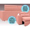 Sofá Pegasus 2,50M Assento Retrátil e Reclinável Velosuede Rose - Netsofás - 7