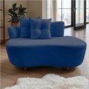 Ver mais imagens de Namoradeira Sofá Feijão Suria Orgânica Suede Azul Marinho