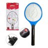 Raquete Mata Insetos Mosquito Mosca Voadores Recarregável Bivolt Elétrica Eficiente Portátil - 6