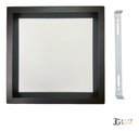 Ver imagem 4 de Painel Led Recuado de Sobrepor 24w Plafon Quadrado Bivolt - Preto - Branco Neutro 4000k - 110v/220v