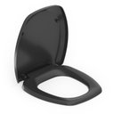 Ver imagem 1 de Kit 3 Assentos Sanitário com Softclose Thema Plus Incepa Preto/Brilhante Roca