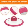 Panela Caçarola Antiaderente Cerâmica de Indução Viena Rosa Plus 20cm - Casambiente - 2