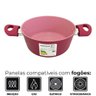 Panela Caçarola Antiaderente Cerâmica de Indução Viena Rosa Plus 20cm - Casambiente - 4