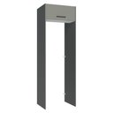 Ver imagem 1 de Porta-geladeira 73 Cm 1 Porta Basculante Cinza/branco/cinza Agata Madesa