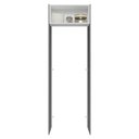 Ver imagem 4 de Porta-geladeira 73 Cm 1 Porta Basculante Cinza/branco/cinza Agata Madesa