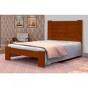 Ver imagem 1 de Cama Solteirão (solteiro Extra) Malbec de Madeira Maciça Angelim Pedra/tauari - Cor Castanho