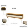 Rack para TV até 85 Polegadas com Pés Madeira Maciça 211,4cm 100% MDF Requinte - 5