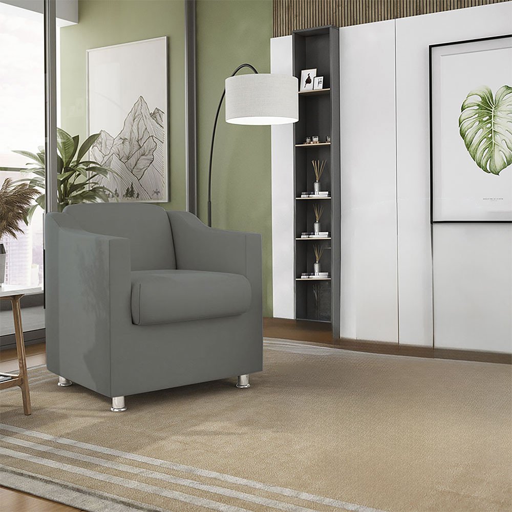 Poltrona Decorativa Tilla para Sala de Espera em Suede Balaqui Decor é ruim? Poltrona Decorativa Tilla para Sala de Espera em Suede Balaqui Decor é boa?