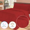 Ver imagem 2 de Jogo de Cama Casal com Edredom Lençol Fronha Função Cobre Leito e Cobertor