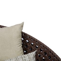 Sofá Essencial Bola 1,50m Fibra Indiano Palha - 7