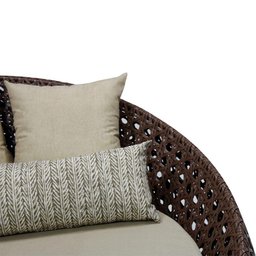 Sofá Essencial Bola 1,50m Fibra Indiano Palha - 3