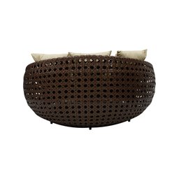 Sofá Essencial Bola 1,50m Fibra Indiano Palha - 5