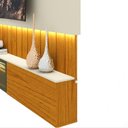 Ver mais imagens de Estante para TV e Home Theater até 90 Polegadas com LED com Vidro Reflecta 100% MDF 227cmx251,5cm Led Soberano